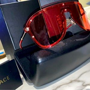 Versace Sunglasses Red